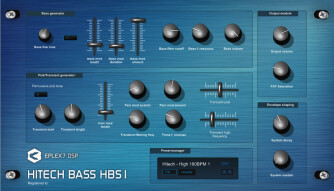 Hitech Bass HBS1, le synthé virtuel pour des basses technos 