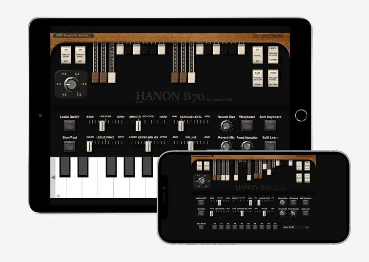 Modern Deluxe et HaNon B70, maintenant sur iOS