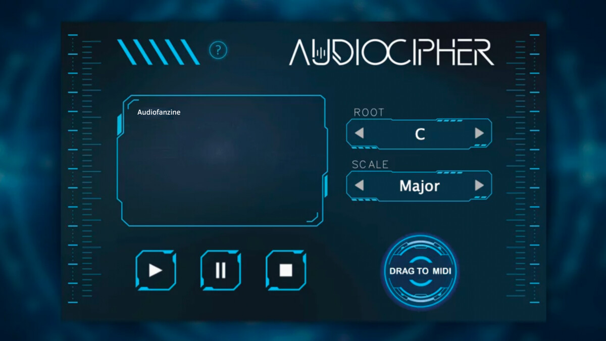 AudioCipher change les mots en notes 