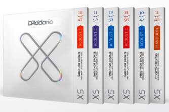 Les nouvelles cordes XS de D'Addario sont disponibles