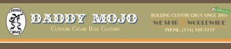 Daddy Mojo Cigar Box 6 cordes Deluxe