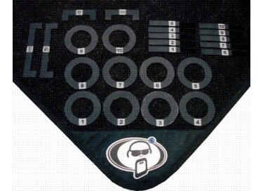 Protection Racket Drum Mat Markers