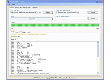 Minnetonka LTRT WavFileAnalyzer