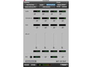 Digidesign DigiRack Multi-Tap Delay