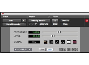 Digidesign DigiRack Signal Generator
