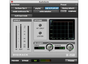 Digidesign DigiRack De-esser