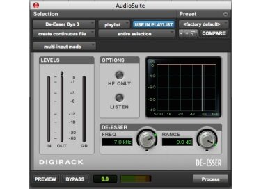 Digidesign DigiRack De-esser