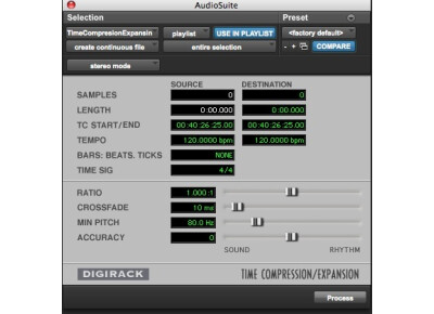 Digidesign DigiRack Time Compression/Expansion