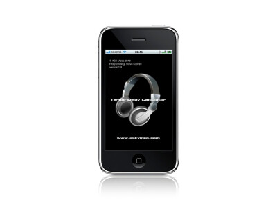 Ask Video Tempo Delay Calculator for iPhone OS