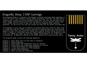 Tiptop Audio Dragonfly Delay Z-DSP Cartrige