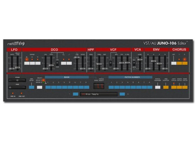 reKon Audio  VST-AU JUNO-106 Editor