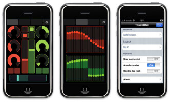 Midi Sysex Osc, Mackie control sur tactile