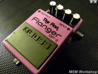 Boss BF-2 Flanger - The Flan - Modded by MSM Workshop