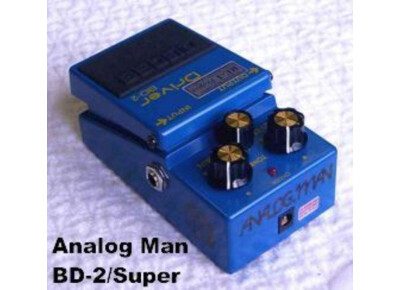 Boss BD-2 Blues Driver - Modded by Analogman