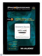 M-Audio ProSessions Vol. 01  Discrete Drums: World Rock and Percussion
