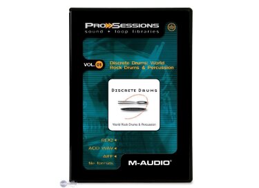 M-Audio ProSessions Vol. 01 Discrete Drums: World Rock and Percussion