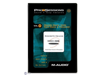 M-Audio ProSessions Vol. 01 Discrete Drums: World Rock and Percussion