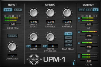 Le UPM-1 de Soundfield en plugin