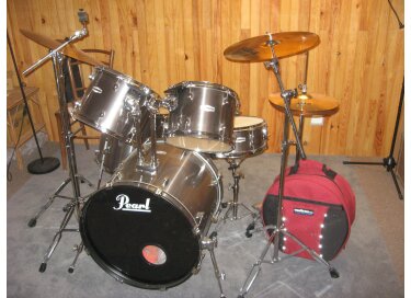 Pearl Forum FZ 5 shells Standard Smokey Chrome