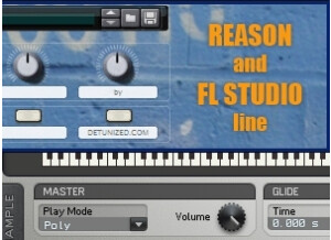 Detunized Reason and FL Studio Line