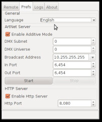 ELIOS, la télécommande ArtNet, sort en version 0.2