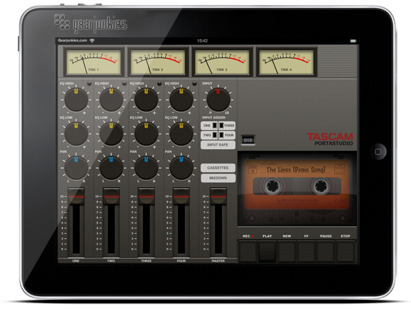 Tascam Portastudio for iPad