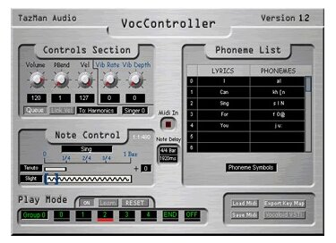 TazMan VocController