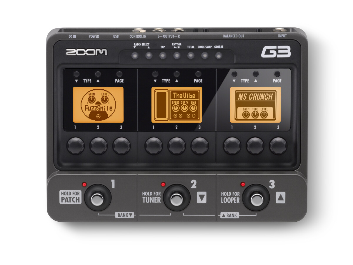 [NAMM] Zoom G3 Guitar Effects and Amp Simulator Pedal 