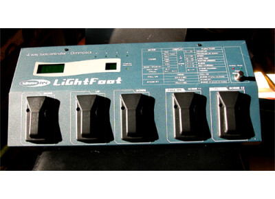 Showtec Lightfoot 4 way footcontroller-Dimmpack