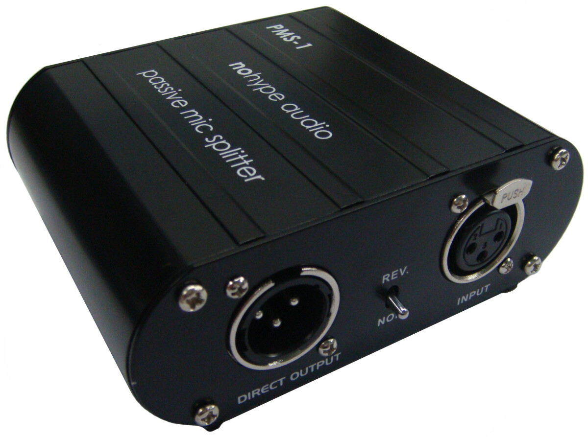 nohype audio PMS-1, splitter passif de signaux micro