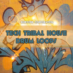 Bluezone Corporation Tech Tribal House Drum Loops