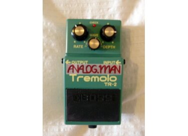 Boss TR-2 Tremolo - Modded by Analogman