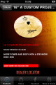 Zildjian App sur iOS