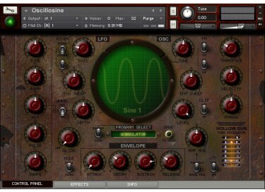 Hollow Sun Oscillosine