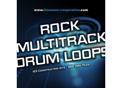 Bluezone Rock Multitrack Drum Loops