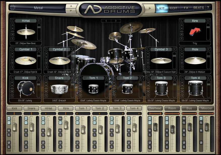 XLN Metal ADpak pour Addictive Drums