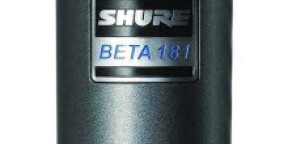 Vends deux micros Shure Beta 181/C 
