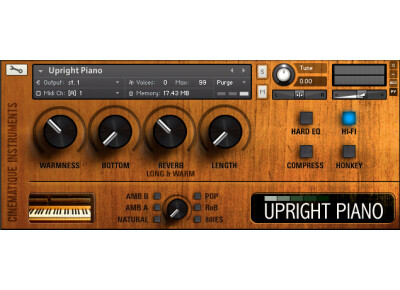 Cinematique Instruments Upright Piano