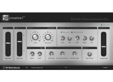G-Sonique Mid-Side: Creative Stereo-Phase filter+