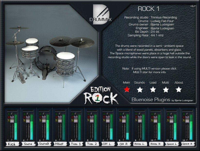 Sortie du Bluenoise Drummix Rock 1