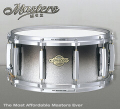 Pearl Masters Custom MCX 14 X 5.5 - Black Sparkle Fade