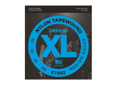 D'Addario XL Nylon Tape Wound Bass