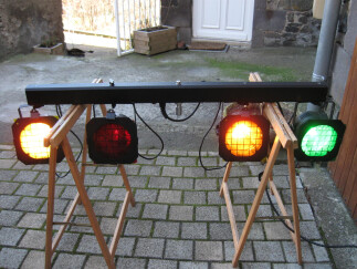 Lightmaxx Barre DMX avec Par 56 courts