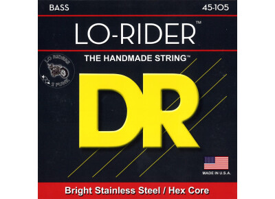 Dr Strings Lo-Rider Stainless Steel Bass 4-String