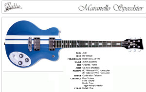 Italia Guitars Maranello Speedster II