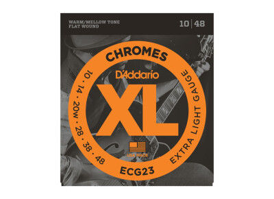 D'Addario XL Chromes Flat Wound Electric Strings