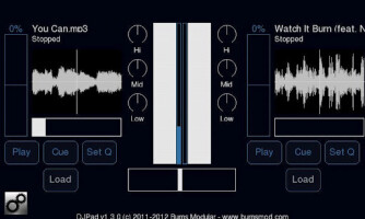 Burns Modular DJPad sur Android