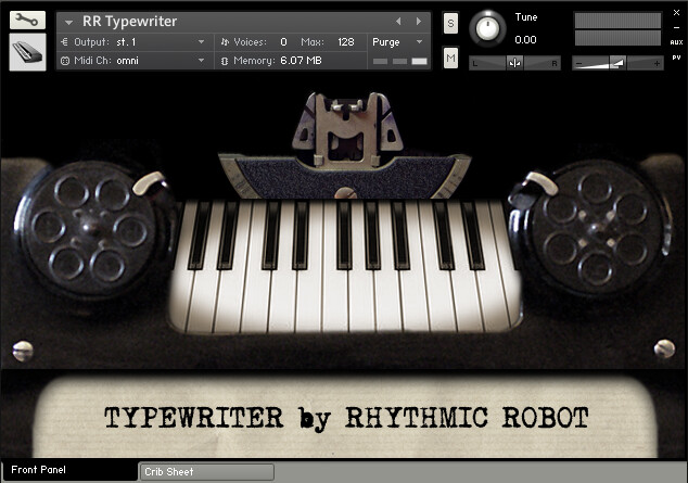 Rhythmic Robot Typewriter for Kontakt