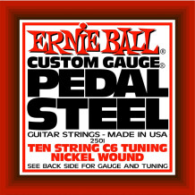 Ernie Ball Pedal Steel Nickel Wound 10-String C6 Tuning