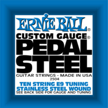 Ernie Ball Pedal Steel Stainless Steel Wound 10-String E9 Tuning